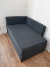 Divano letto singolo con contenitore