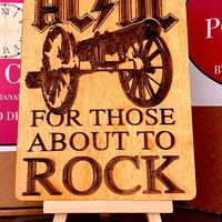 Tavoletta decorativa AC/DC