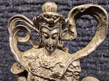 Wei Tuo in bronzo - Statua guardiano Skanda _ budd