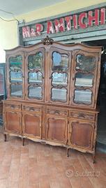 Credenza Vetrina in noce