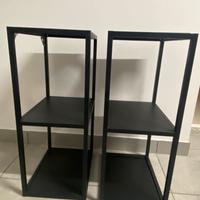 Scaffali metallo nero