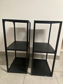 Scaffali metallo nero