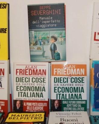 14 Libri - Mieli - Feltri - Friedman - Belpietro