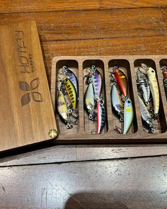 Scatolina porta esche  in legno