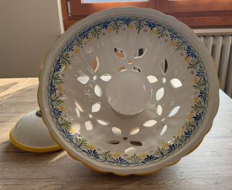 Lampadario Ceramica Provenza Francia Originale