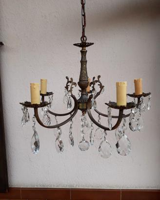 Lampadario a goccia anni 60/70