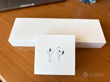 Apple iWatch 11 (GPS+Cell) Nero + Apple AirPods 4