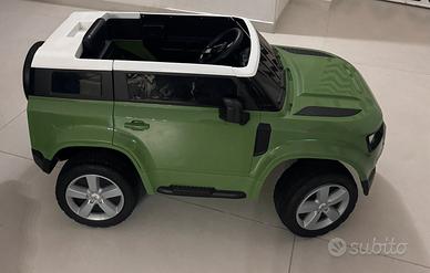 Land Rover Defender elettrica per bambini