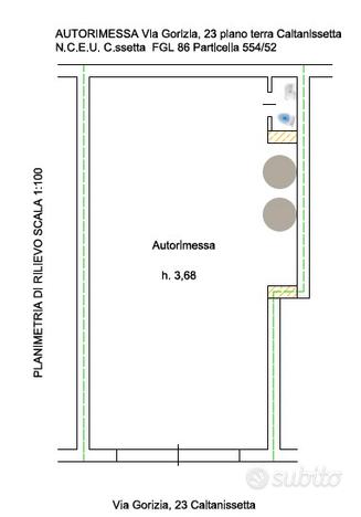 Garage in via Gorizia,23, Prezzo Trattabile