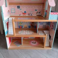 casa bambole in legno 