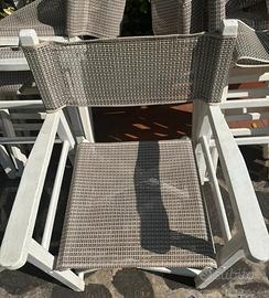 Sedia regista in legno