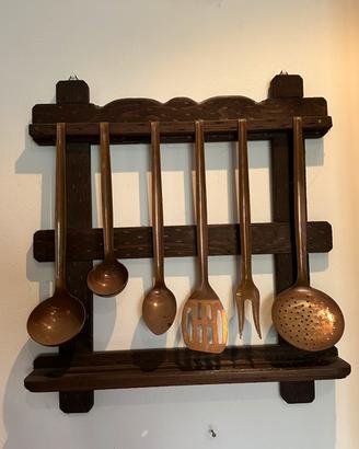 Utensili in rame per cucina