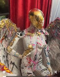 Statua Angelo pop Art