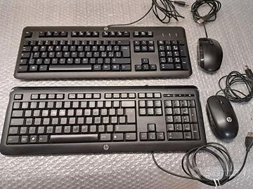 Tastiere Hp complete di Mouse sempre Hp