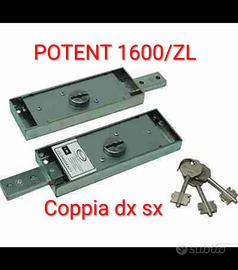 2 coppie serrature per serrande. 2+2. Nuovo!!