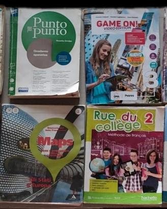 Libri scolastici medie.