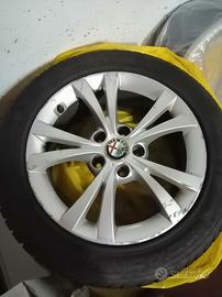Cerchi Giulietta con gomme invernali Nokian