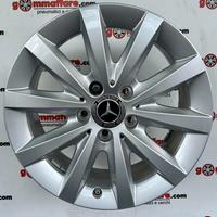 4 cerchi lega mercedes classe a b c r16 lt4366