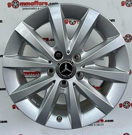 4 cerchi lega mercedes classe a b c r16 lt4366