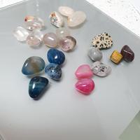 20 pezzi Quarzo naturale, cristalli, gemme, agata