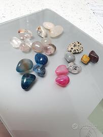 20 pezzi Quarzo naturale, cristalli, gemme, agata
