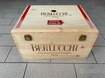 Cassetta in legno Berlucchi 1000 Miglia – Vintage