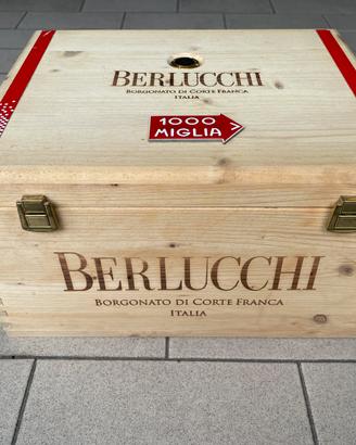 Cassetta in legno Berlucchi 1000 Miglia – Vintage