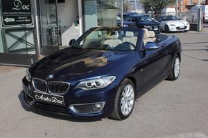 Bmw 220 d CABRIO LUXURY STEPTRONIC SPORT SENSORI A
