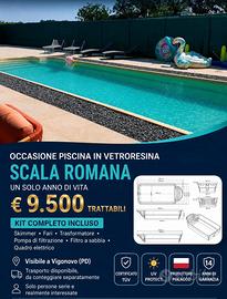 Piscina in vetroresina
