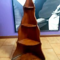 mensola angolare in legno