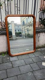 Specchio con cornice in legno cm.100x75