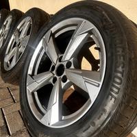 Cerchi originali audi 18 con gomme bridgestone