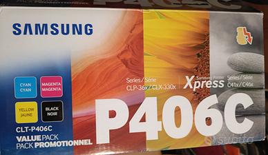 Set 7 Toner Originali Samsung CLT-P406C – Nuovi