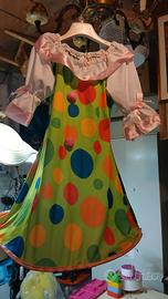 costume clown bambina e costume messicana