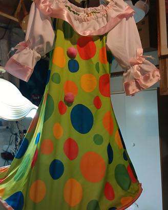 costume clown bambina e costume messicana