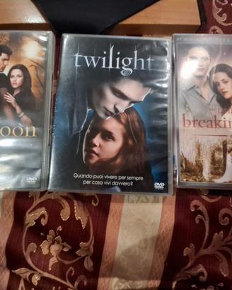 4 dvd Twilight  Saga condizioni perfette