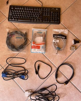 Cavo Video DVI VGA USB A HDMI Tastiera Adattatore