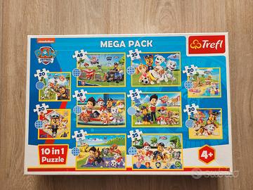 Mega Pack Puzzle 10 in 1 Paw Patrol Nickelodeon