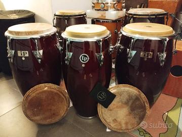 Congas LP Salsa Model, trio set