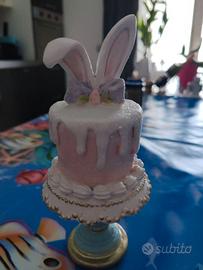 Torta tema pasqua come arredamento