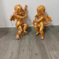 2 putti in resina altezza 42 cm
