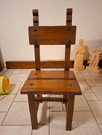 sedie legno massiccio