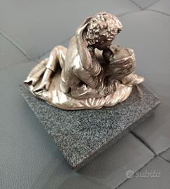 Antica statuina scultura Il Bacio primi del '900