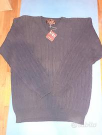 Maglione da Uomo Marlboro Classics Blu Marino XXL