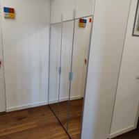 Armadio 3 ante a specchio, per ingresso