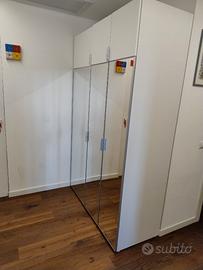 Armadio 3 ante a specchio, per ingresso