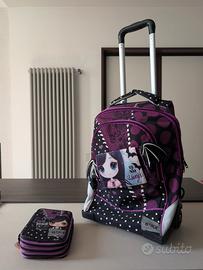 Zaino trolley + astuccio trio 