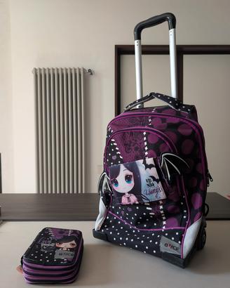 Zaino trolley + astuccio trio 