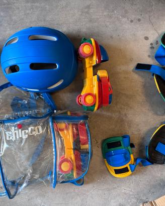 Pattini allungabili per bambini con protezioni