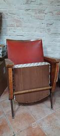 Sedia poltrona cinema vintage